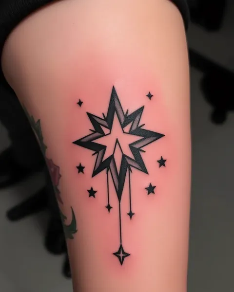 Ideas de tatuajes de estrellas para inspiración de constelaciones y galaxias