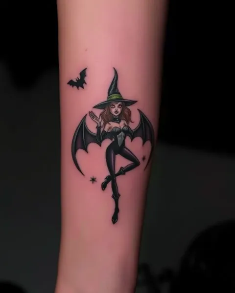 Ideas de tatuajes de flash de Halloween para los aventureros