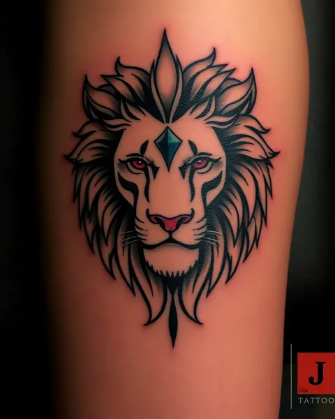 Ideas de tatuajes de león para pecho y espalda