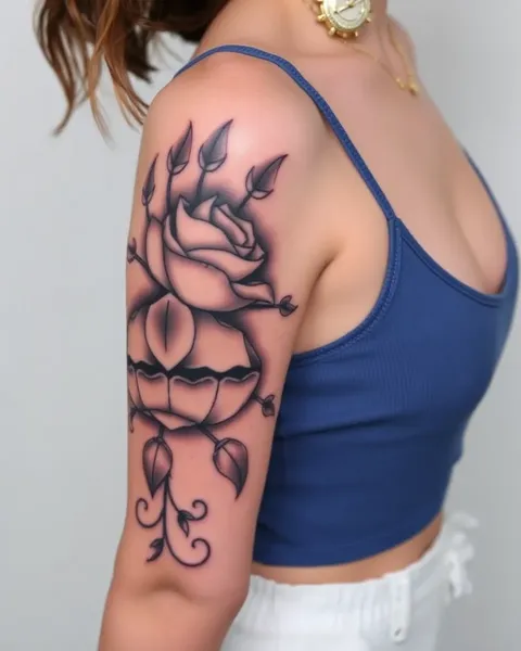 Ideas de tatuajes de manga femenina: diseños coloridos y fantasiosos