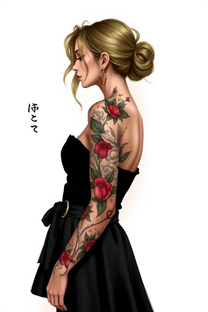 Ideas de tatuajes de manga para chicas