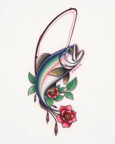 Ideas de tatuajes de pesca para amantes del agua