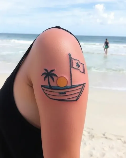 Ideas de tatuajes de playa únicas para amantes del arte corporal