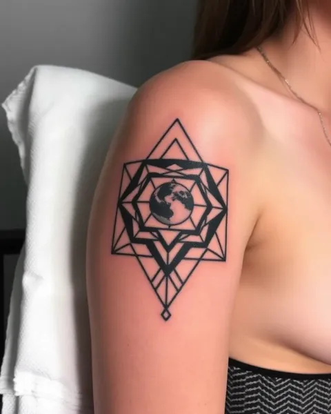 Ideas de tatuajes geométricos para expresión artística