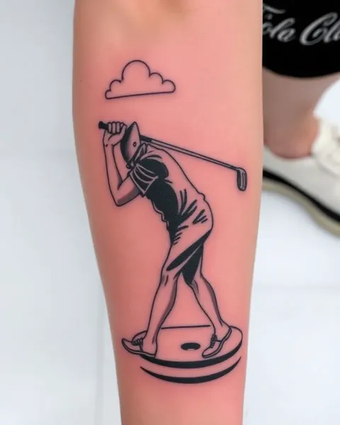 Ideas de tatuajes golfísticos para golfistas y amantes del golf