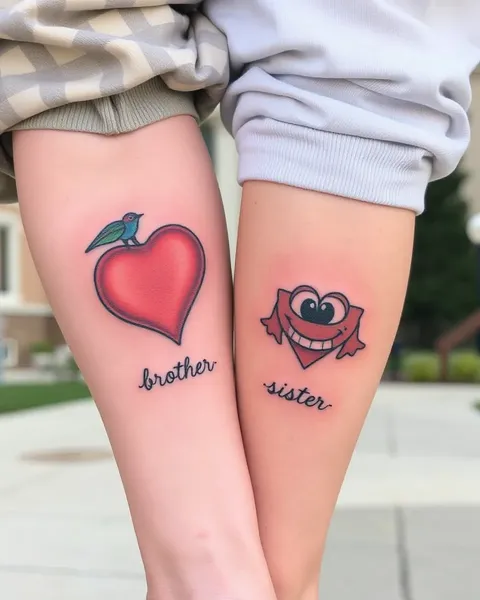 Ideas de tatuajes hermano hermana significativas para un vínculo duradero