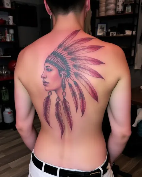 Ideas de tatuajes indígenas rojos con significado tribal y cultural