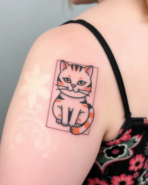 Ideas de tatuajes para gatos pequeños para mujeres y hombres que aman a los gatos