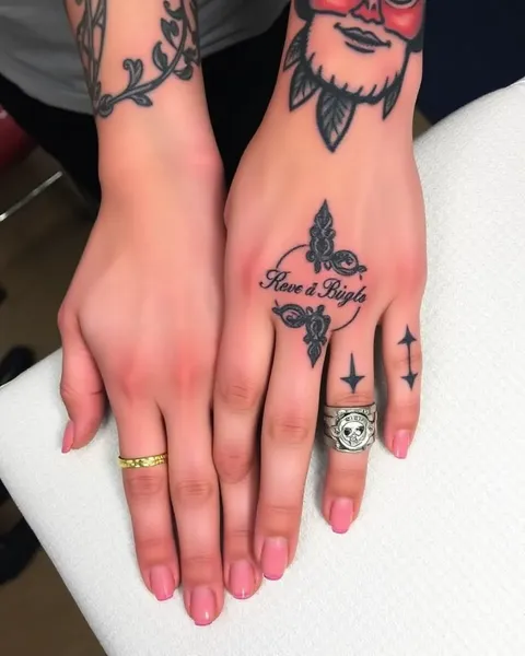 Ideas de tatuajes para nudillos: diseños personalizados y customizados