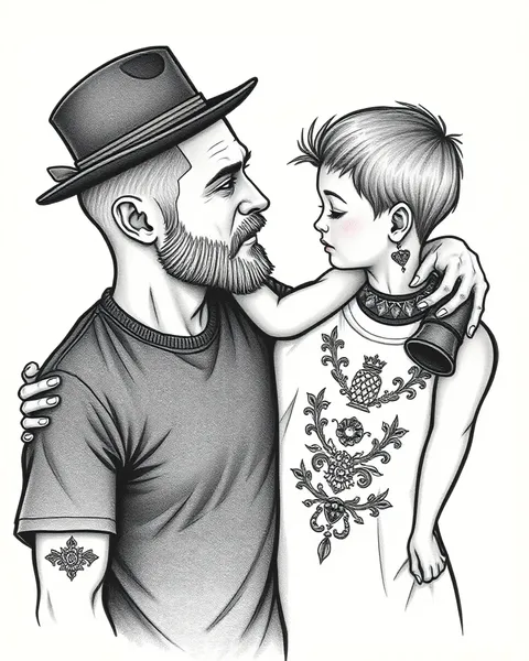 Ideas de tatuajes para padre e hijo para un lazo indestructible