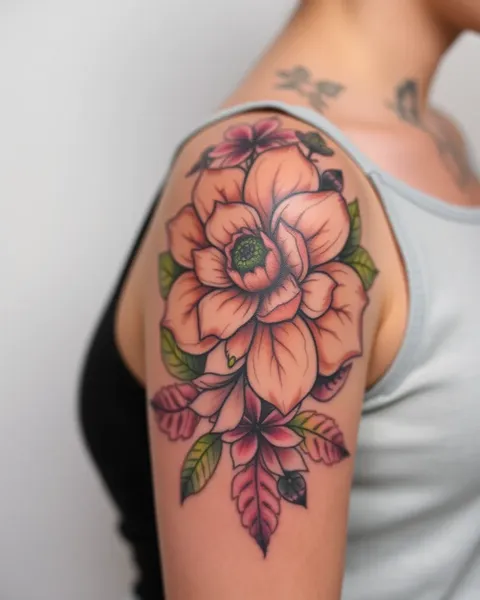 Ideas e inspiración para diseño de tatuaje de flor floral