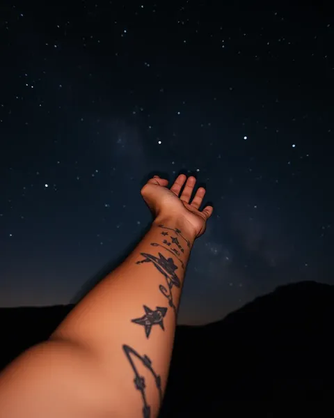 Ideas e inspiración para tatuajes de cielo nocturno