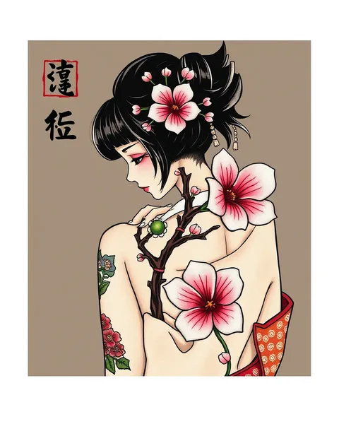 Ideas Únicas de Tatuajes de Sakura de Japón