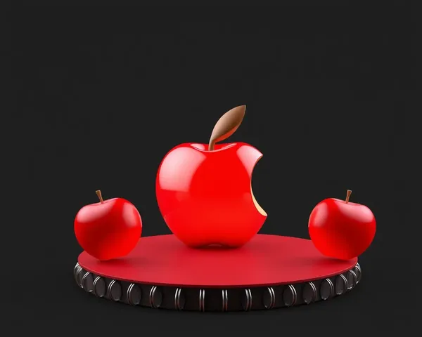 Identificador de Apple 3D Archivo PNG Modificado