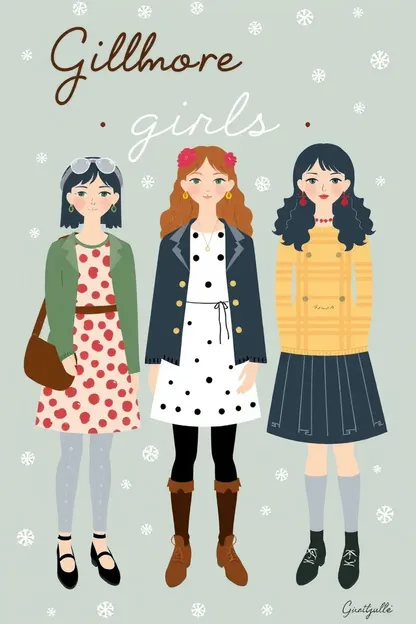 Identificando el Estilo de Moda Único de las Chicas de Gilmore