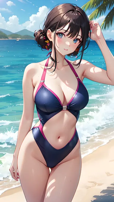 Ilustración de Swimsuit de Hentai para Fantasía