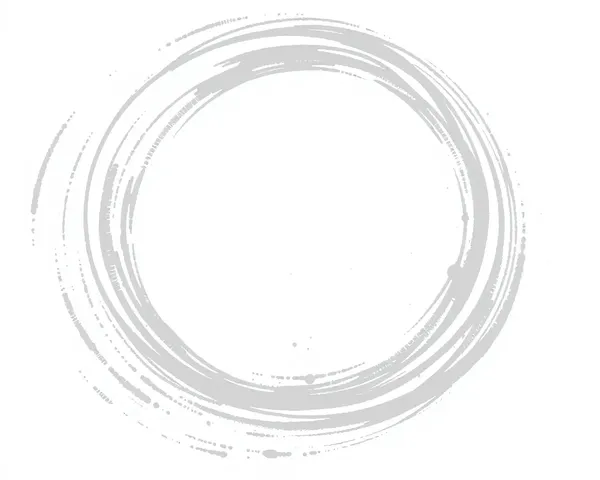 Ilustración de icono de pincel de círculo blanco en formato PNG