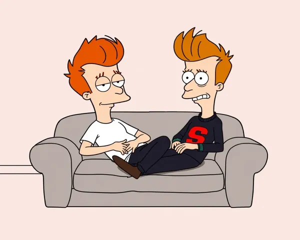 Ilustración de sofá de Beavis y Butt-Head en PNG