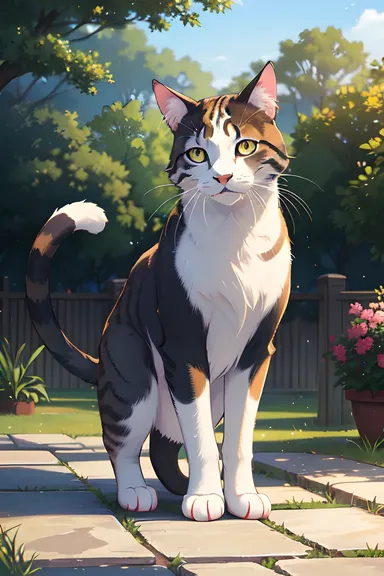 Imagen Animada de Gato: Animación Vibrante de Felino