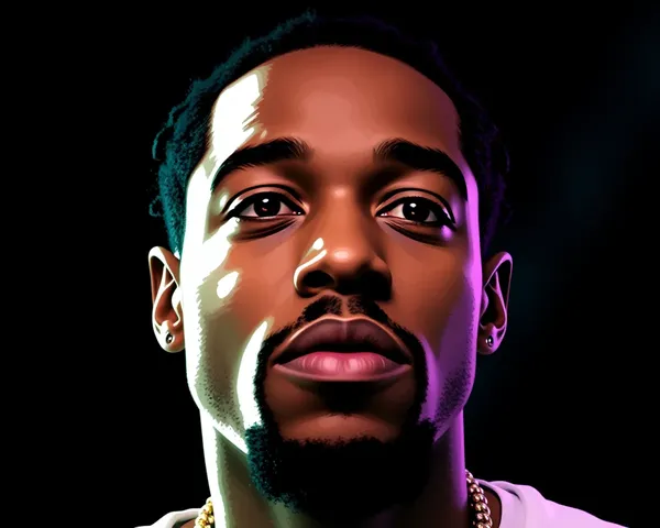 Imagen PNG de Kendrick Lamar para análisis facial