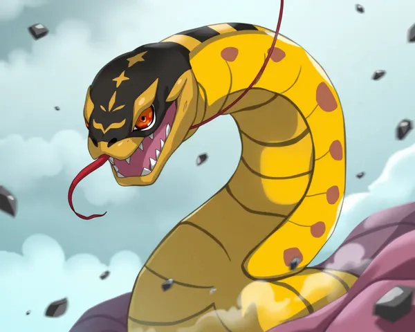 Imagen PNG de Naruto que llama serpiente recuperada