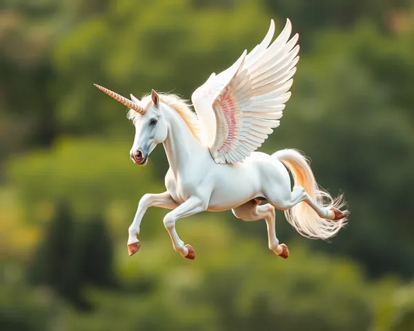 Imagen PNG de Unicornio Volando Transparente Disponible