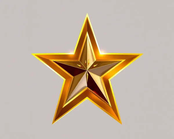 Imagen PNG de estrella de oro en formato de icono de gráficos