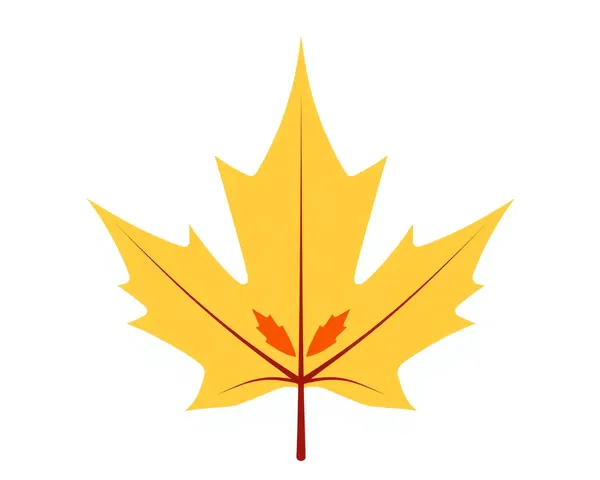 Imagen PNG de hoja de maple para mostrar emojis