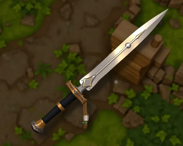 Imagen PNG de scimitar de RuneScape antiguo