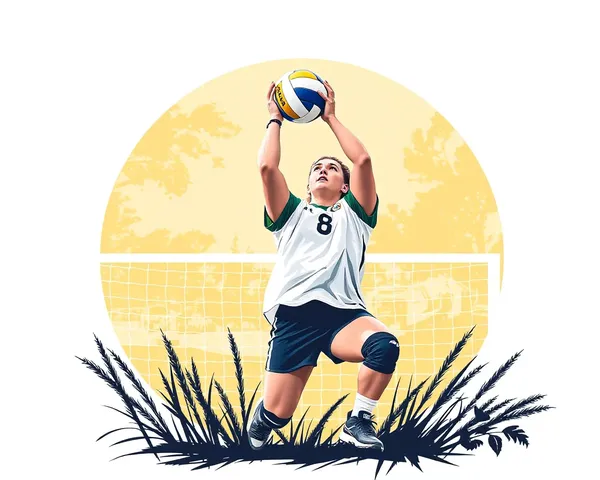 Imagen PNG de voleibol