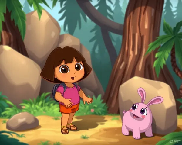 Imagen Png de Dora desde la televisión educativa