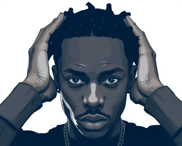 Imagen Png de Kendrick Lamar para Reconocimiento Facial