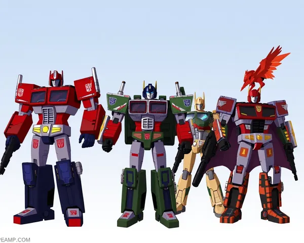 Imagen de Archivo de Formato PNG de la Armada de los Transformers