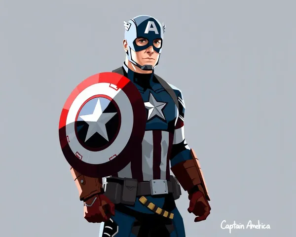 Imagen de Captain America en formato PNG