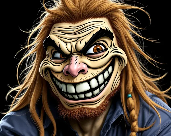 Imagen de Cara de Troll PNG para Humor en Línea