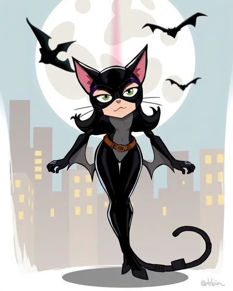 Imagen de Catwoman Cartoon: Imagen de Catwoman Cartoon Repetida