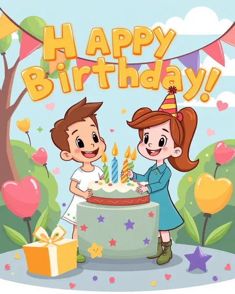 Imagen de Cumpleaños Feliz Cartoon