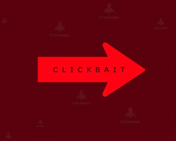 Imagen de Flecha Roja PNG: Imagen de Clickbait con Icono de Flecha Roja PNG