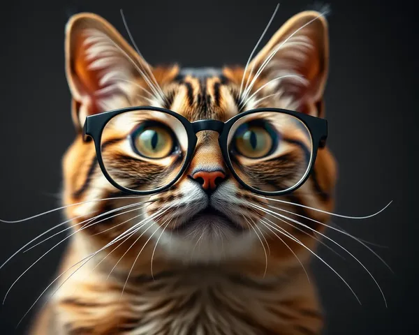 Imagen de Gato con Gafas para Todos