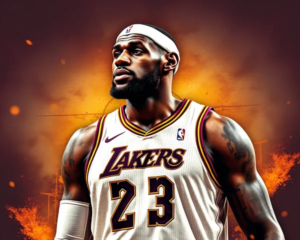 Imagen de Lebron James en Formato 4K PNG para Fans