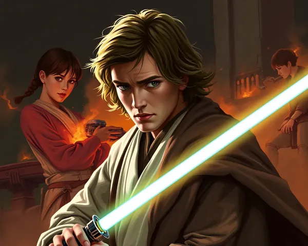 Imagen de Luke Skywalker en formato PNG desde Star Wars: El Último Jedi