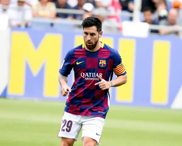 Imagen de Messi en formato PNG repetida