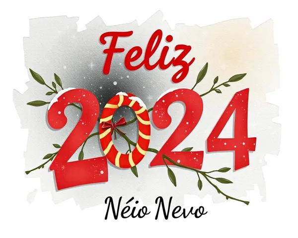 Imagen de PNG de Año Nuevo Feliz 2024 encontrada