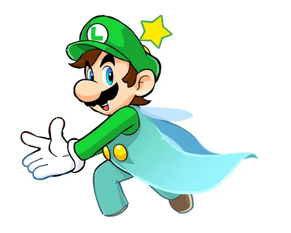 Imagen de PNG de Luigi Mario Maravilla