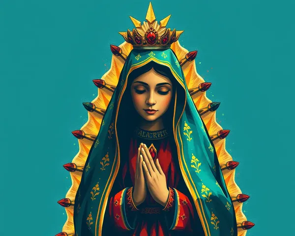 Imagen de PNG de la Virgen de Guadalupe en México