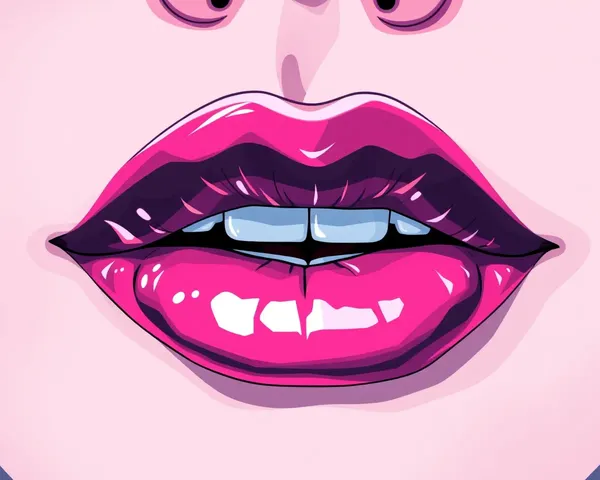 Imagen de Png de Labios para uso en redes sociales