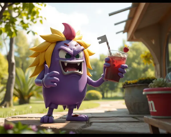 Imagen de Shake de Grimace en formato PNG