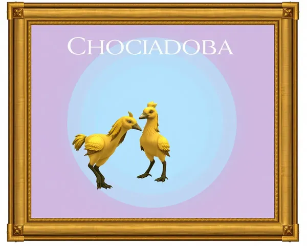 Imagen de alimento de Chocobo de FFXIV PNG