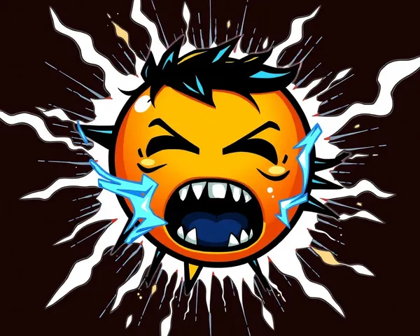 Imagen de archivo PNG de emoticon de shock encontrada en línea