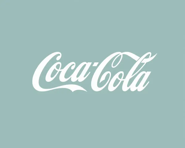 Imagen de archivo PNG de logo de Coca Cola en blanco